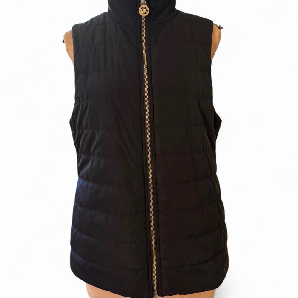 MICHAEL Michael Kors Black Quilted Vest